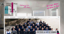 Desktop Screenshot of peter-goetz-gmbh.de